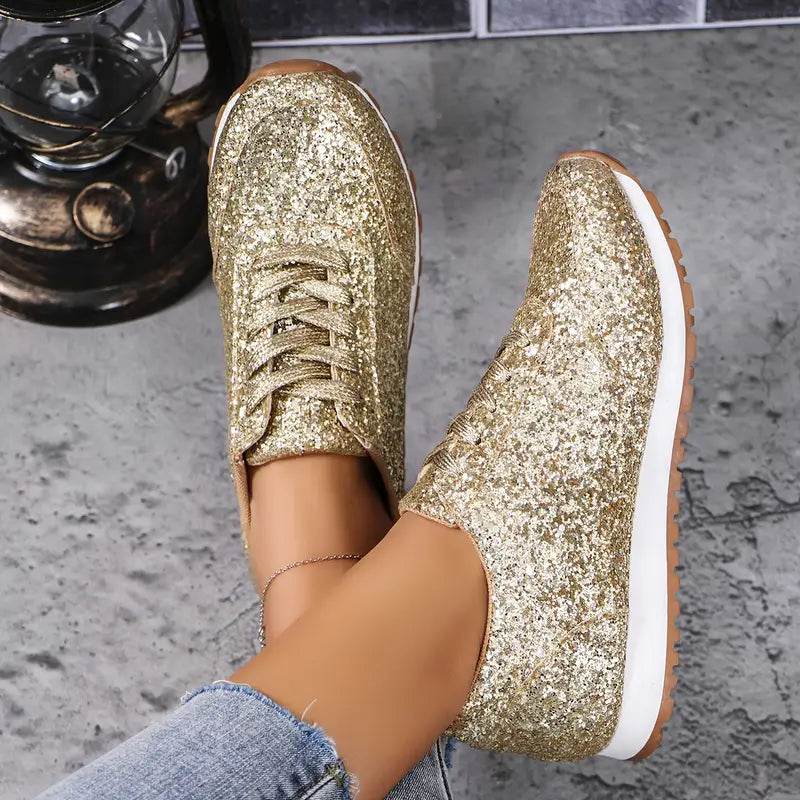 Women's Lace Up Casual Trainers