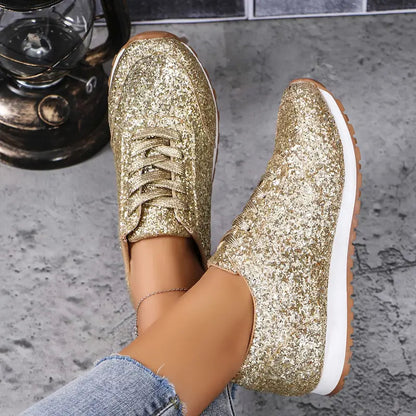 Women's Lace Up Casual Trainers