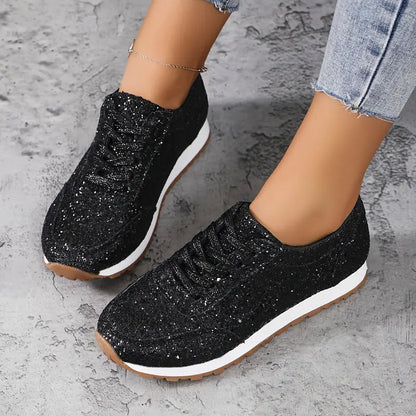 Women's Lace Up Casual Trainers
