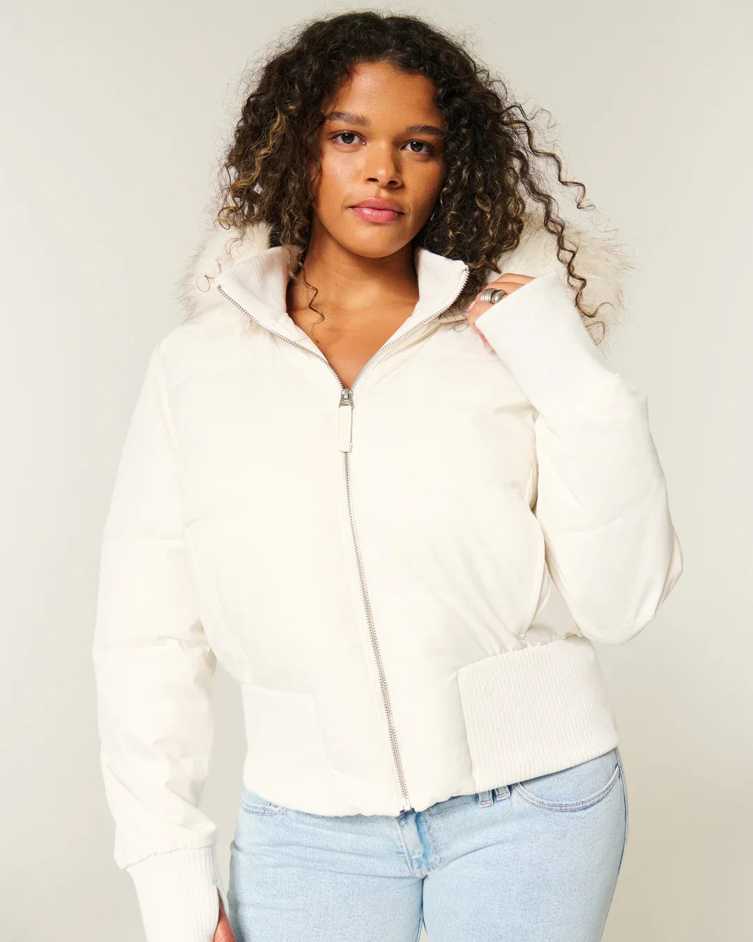 Women's Hooded Quilted Winter Jacket