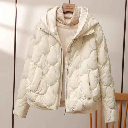 Women's Quilted Hooded Puffer Jacket