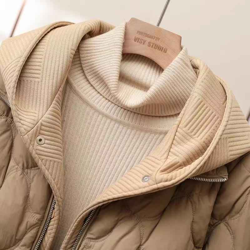 Women's Quilted Hooded Puffer Jacket