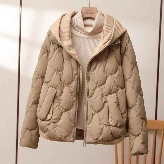 Women's Quilted Hooded Puffer Jacket