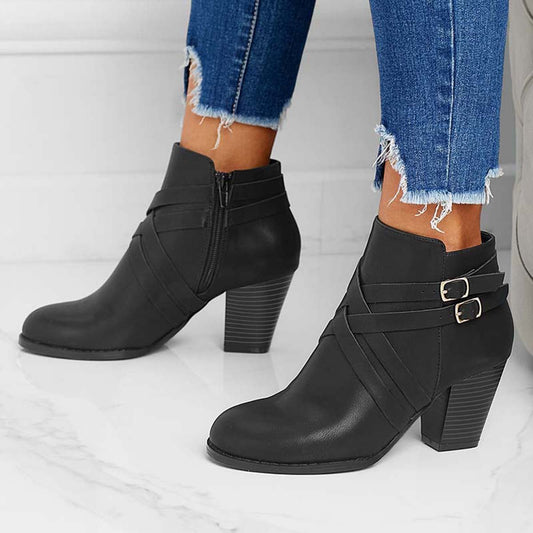 Women's Grip Sole Ankle Boots