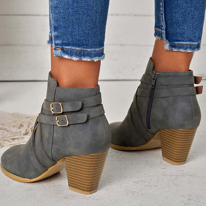 Women's Grip Sole Ankle Boots