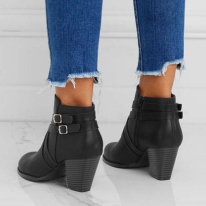 Women's Grip Sole Ankle Boots