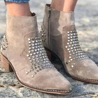 Women's Studded Ankle Boots