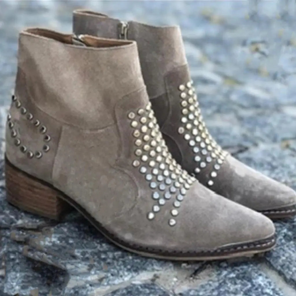 Women's Studded Ankle Boots