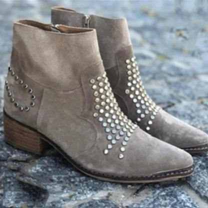 Women's Studded Ankle Boots