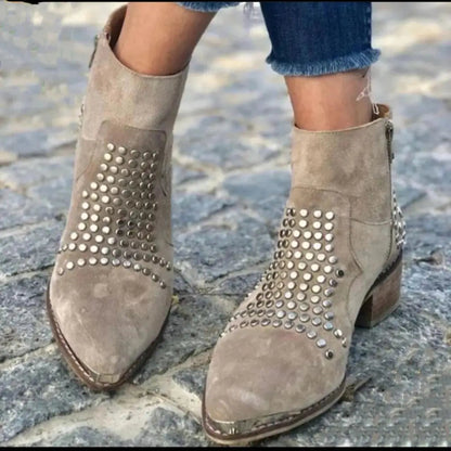 Women's Studded Ankle Boots