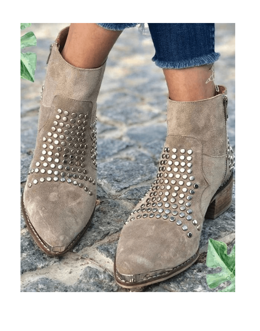 Women's Studded Ankle Boots