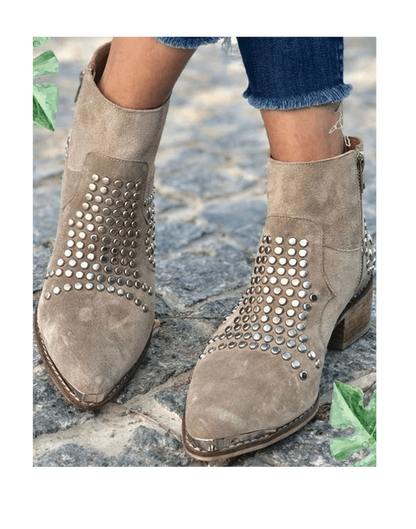 Women's Studded Ankle Boots