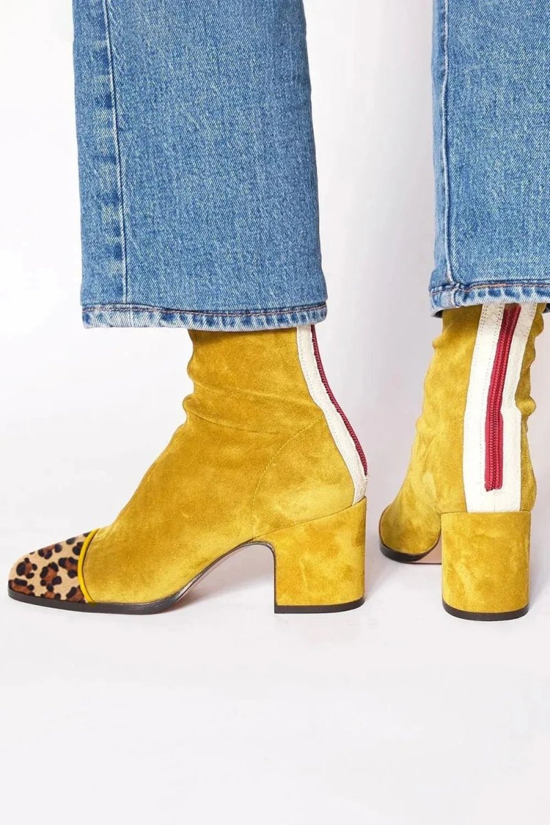 Women's Square Toe Ankle Boots