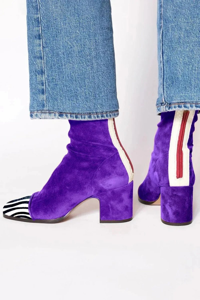 Women's Square Toe Ankle Boots