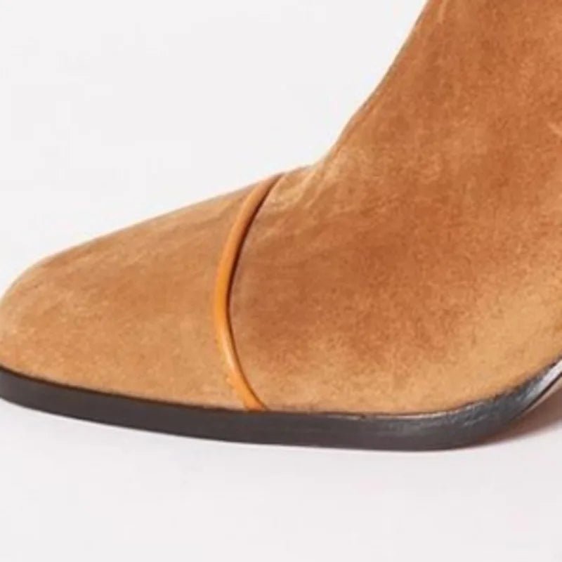 Women's Square Toe Ankle Boots