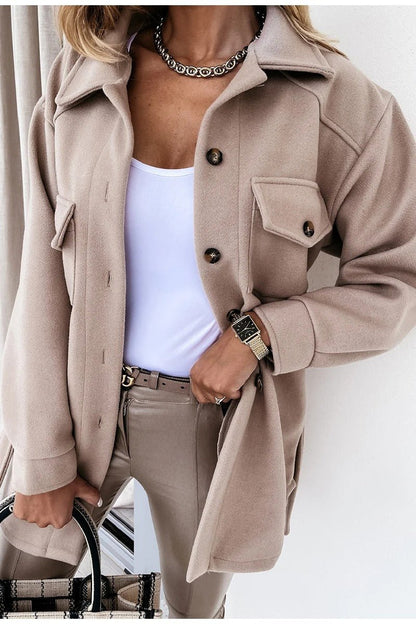 Women's Relaxed Shirt Jacket