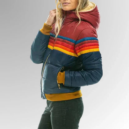 Women's Hooded Quilted Casual Jacket