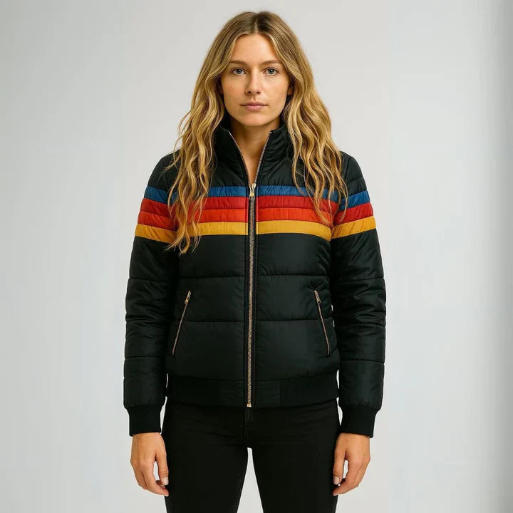 Women's Hooded Quilted Casual Jacket