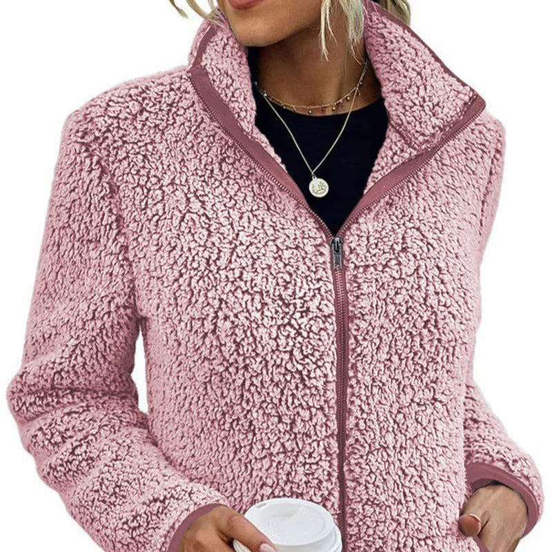 Women's High Collar Casual Jacket