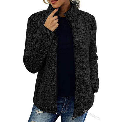 Women's High Collar Casual Jacket