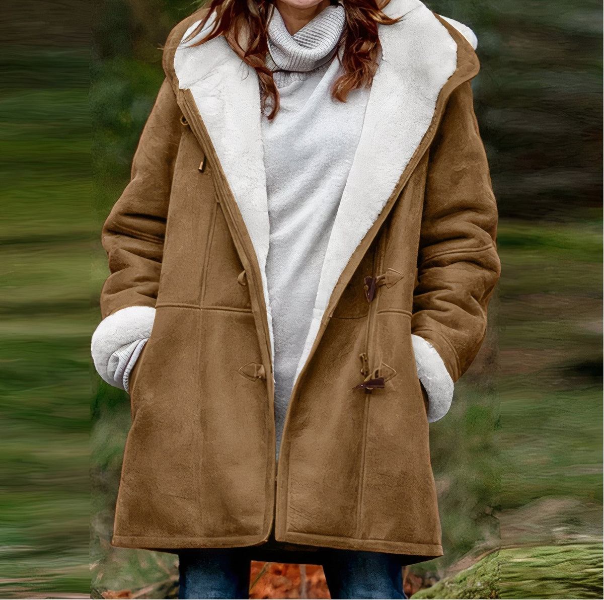 Women's Hooded Puffer Winter Jacket