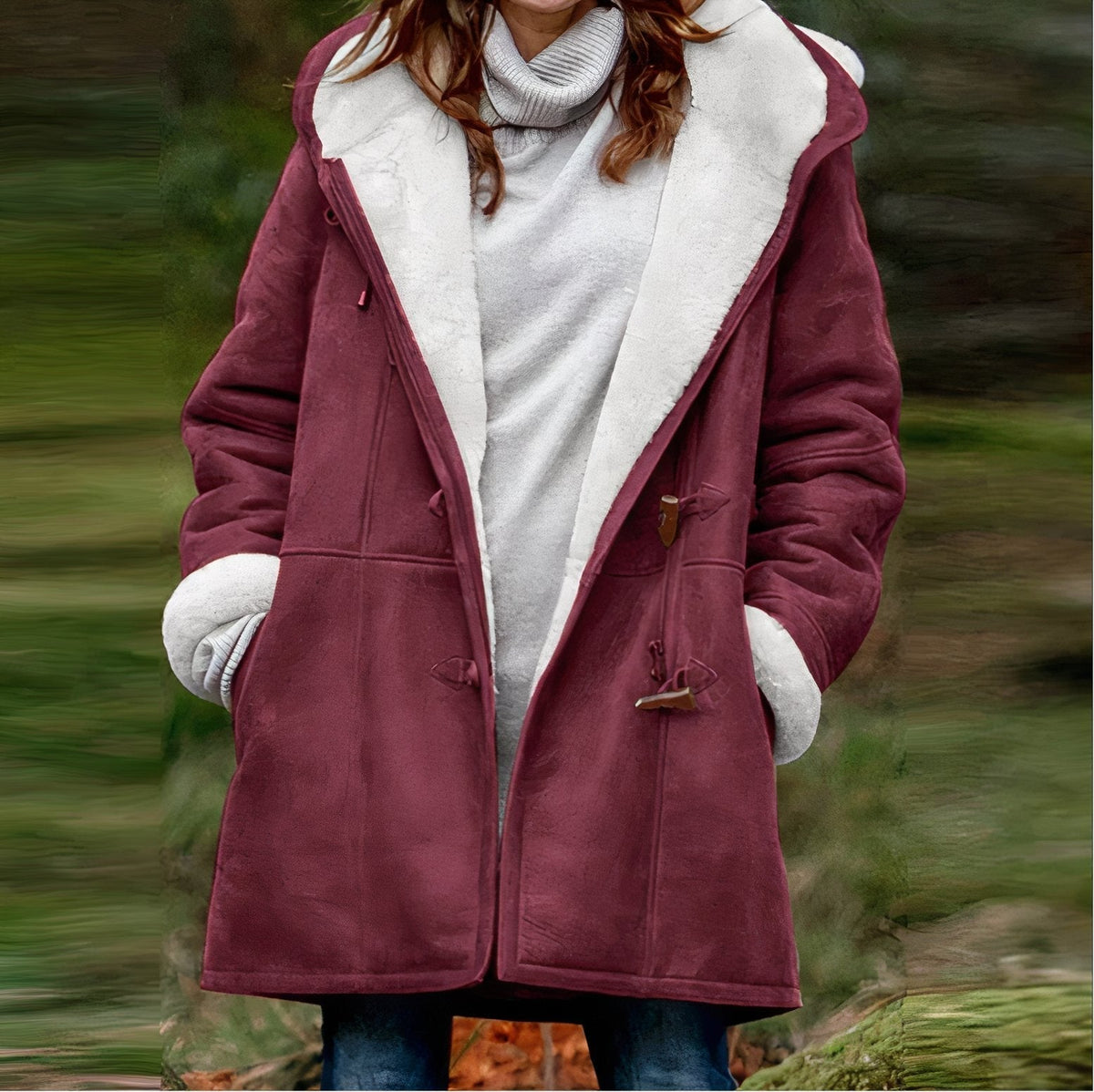 Women's Hooded Puffer Winter Jacket