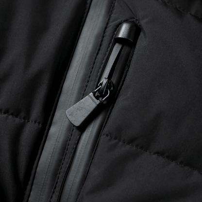 Women's Belted Hooded Puffer Jacket