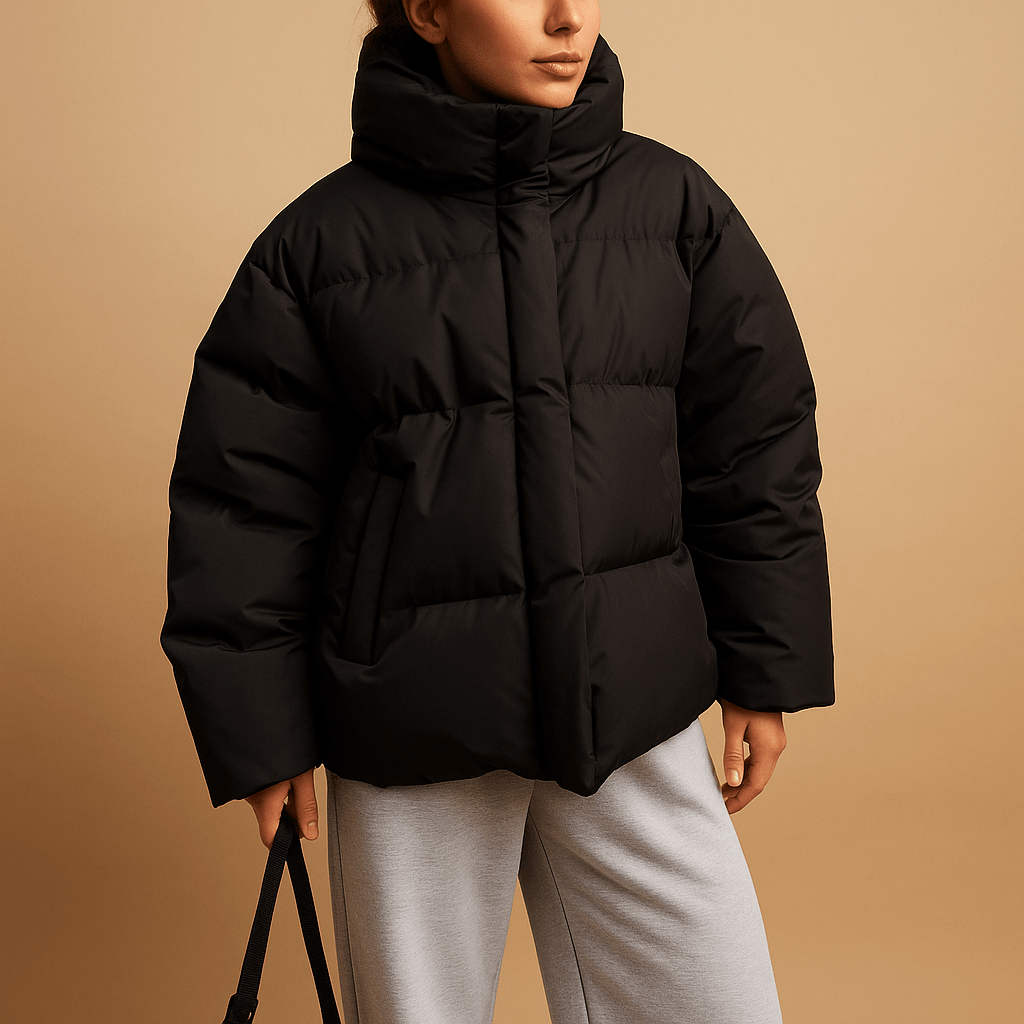 Women's Long Hooded Puffer Jacket