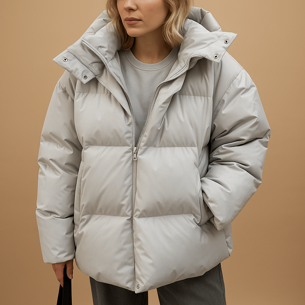 Women's Long Hooded Puffer Jacket