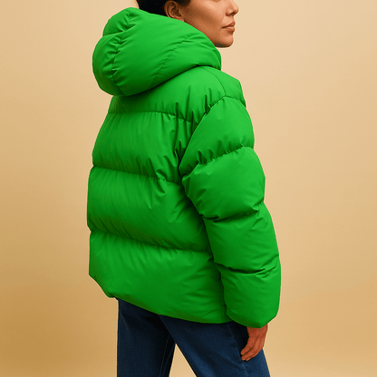 Women's Long Hooded Puffer Jacket