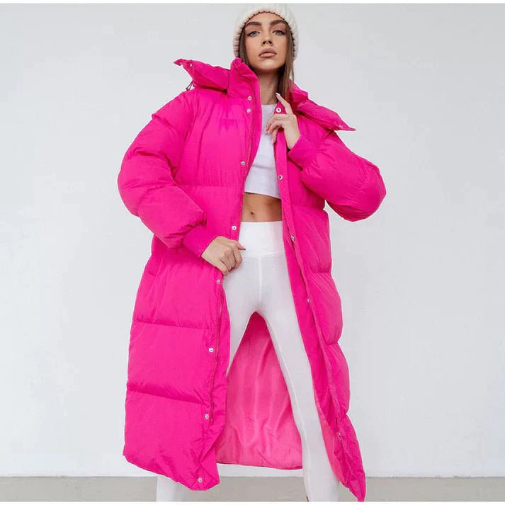 Women's Long Hooded Puffer Coat