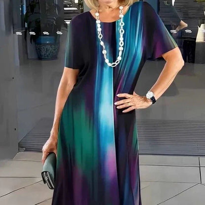 Women's Artistic Splatter Midi Dress