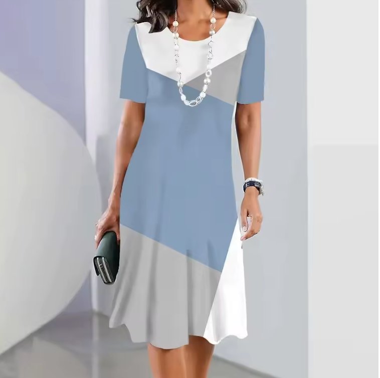 Women's Artistic Splatter Midi Dress
