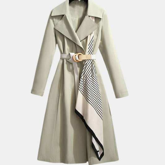 Women's Relaxed Midi Trench Coat