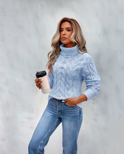 Women's Cable-Knit Pullover Jumper