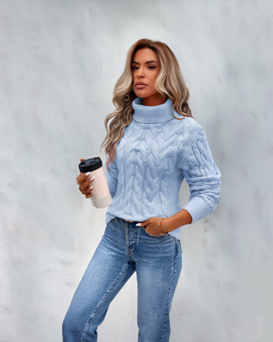 Women's Cable-Knit Pullover Jumper