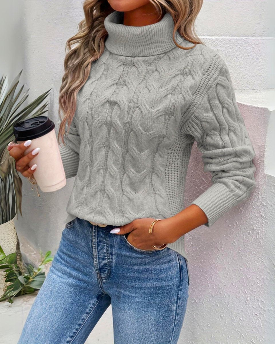 Women's Cable-Knit Pullover Jumper