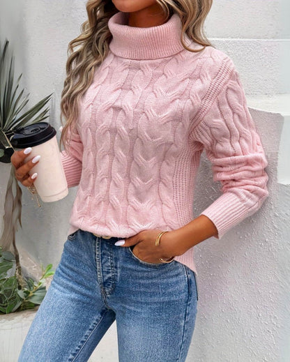 Women's Cable-Knit Pullover Jumper