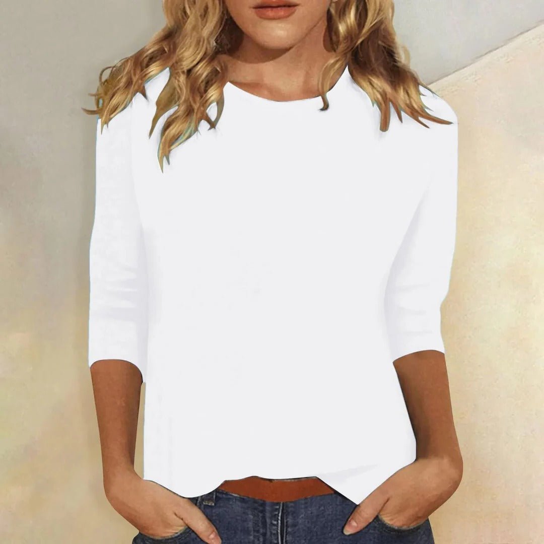 Women’s Crew Neck 3/4 Sleeve Top