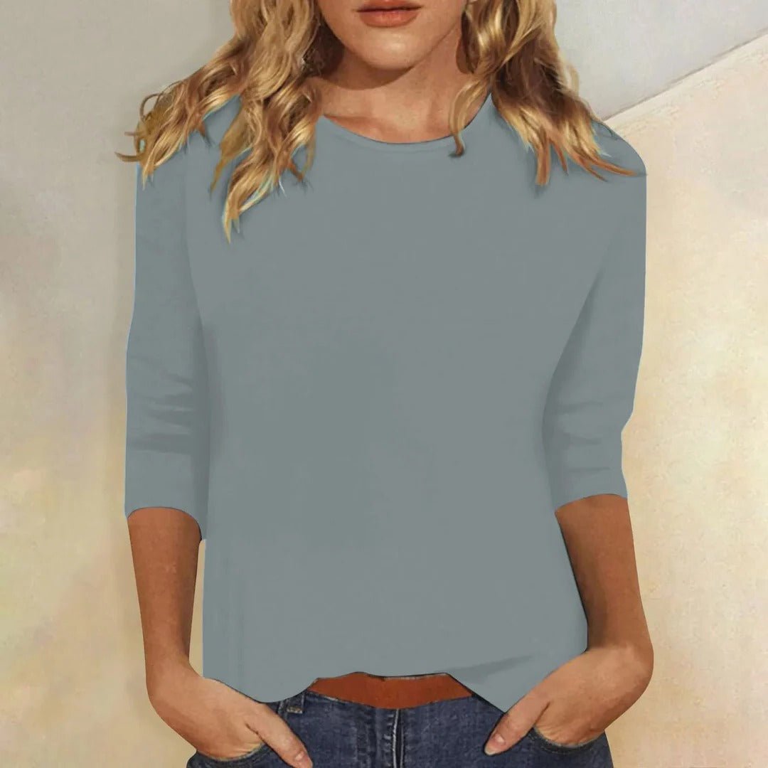 Women’s Crew Neck 3/4 Sleeve Top
