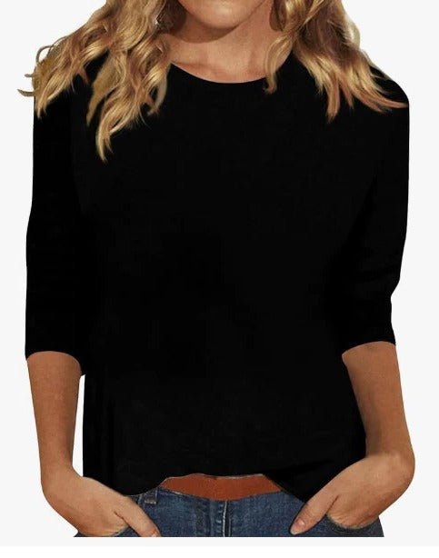 Women’s Crew Neck 3/4 Sleeve Top