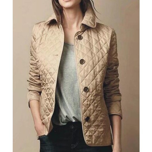 Women's Diamond-Quilted Tailored Blazer