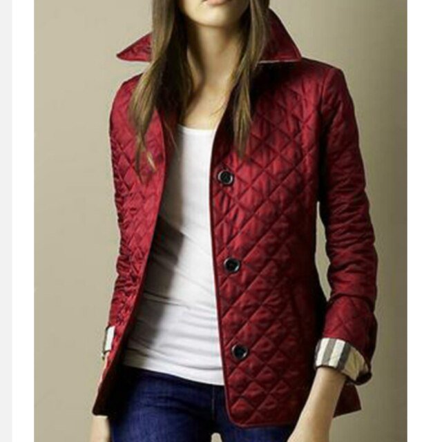 Women's Diamond-Quilted Tailored Blazer