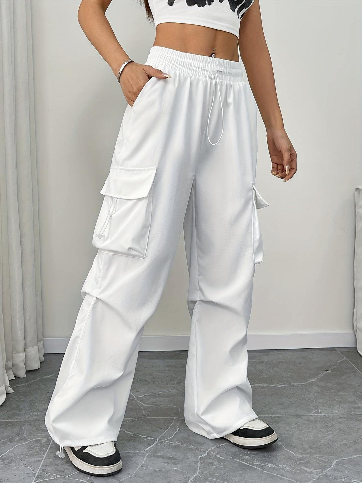 Women's Cargo Relaxed Trousers