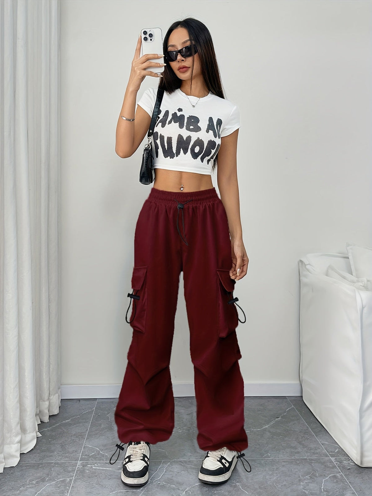 Women's Cargo Relaxed Trousers