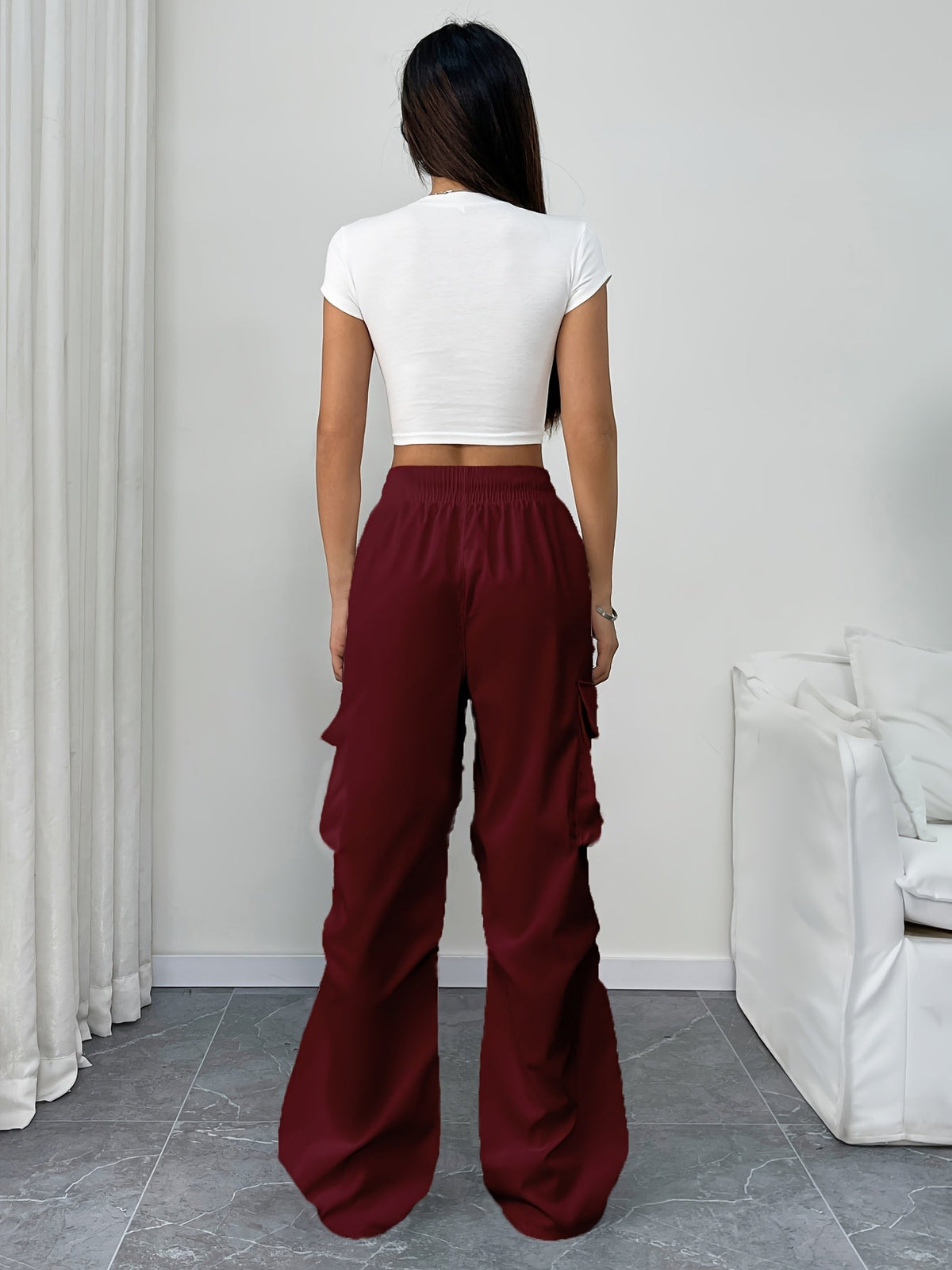 Women's Cargo Relaxed Trousers