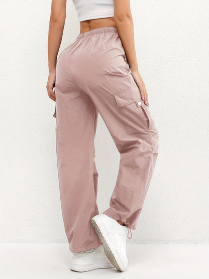Women's Cargo Drawstring Casual Trousers