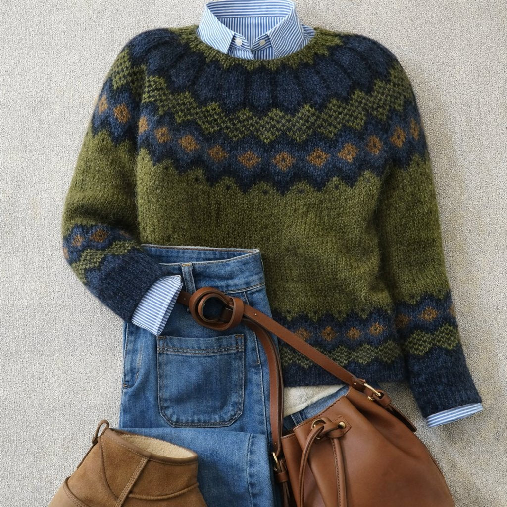 Women's Fair Isle Nordic Jumper