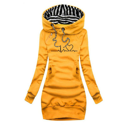 Women's Graphic Midi Dress Jacket