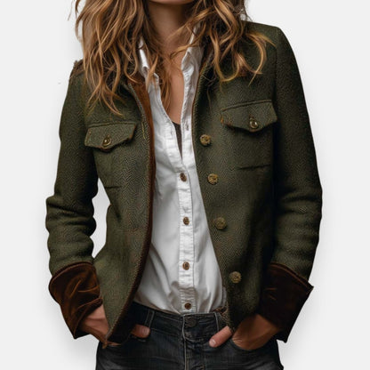 Women's Structured Button Jacket